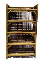 Bamboo Cane Rack for Books and Shoes