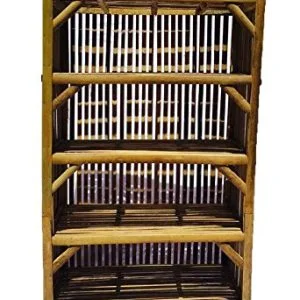 Bamboo Cane Rack for Books and Shoes