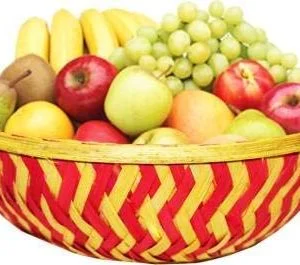 Handmade Round Bamboo Basket for Wedding and Daily Use Purpose (10 pcs)Size 9 inch(multicolor)