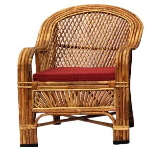 Bamboo Cane Living Room, Arm, Garden, Balcony Chair