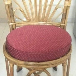 Cane Dining Chair with Cushion