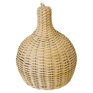 Premium Handcrafted Rattan Cane Lamp Shade – Woven Hanging Pendant Light for Ceiling | Boho Decor for Home & Cafe (Wire Not Included)