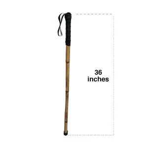 36-Inch Cane Stick for Morning Walks, Self-Defense, and Animal Rescue with Comfortable Hand Grip