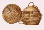 Bamboo Cane Hanging Lamp shade,Ceiling Light, Indoor Outdoor Lighting