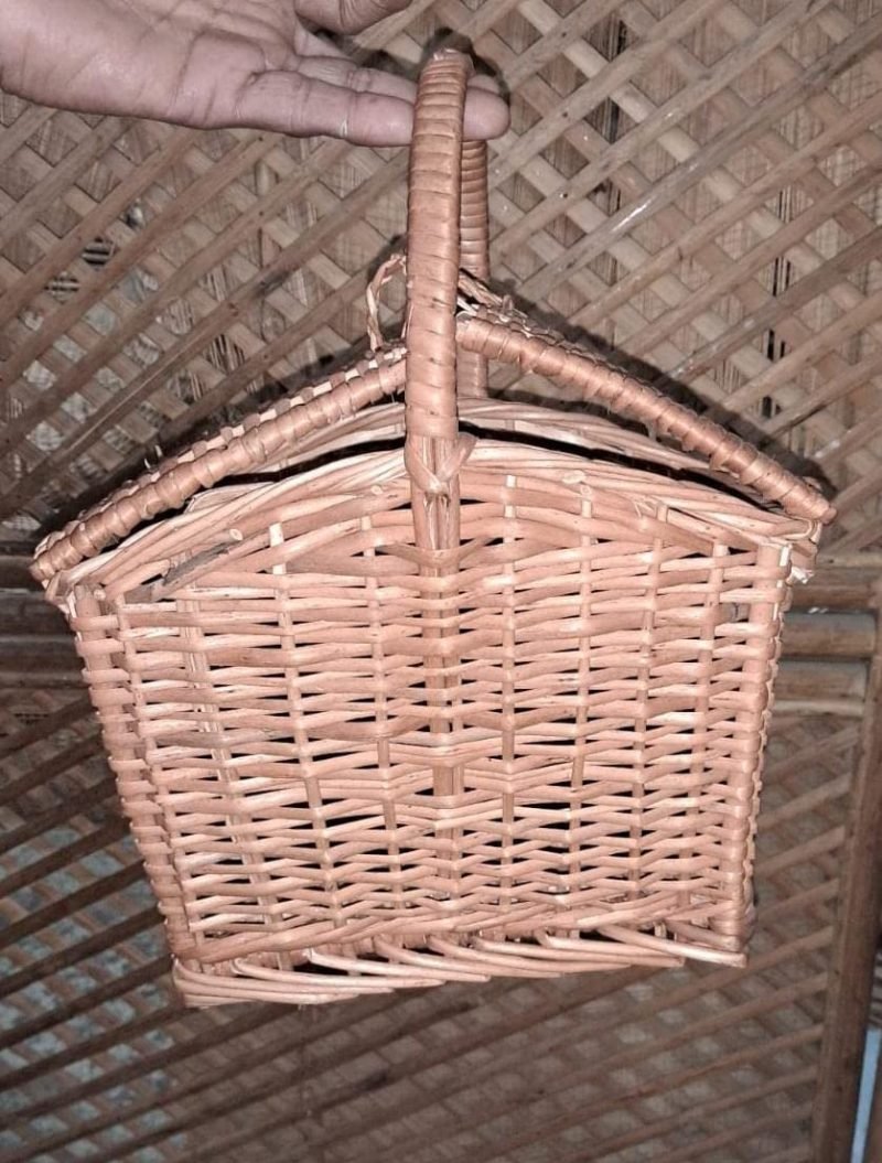 Cane Storage Basket for Laddu Gopal Carry Basket,kanha basket for