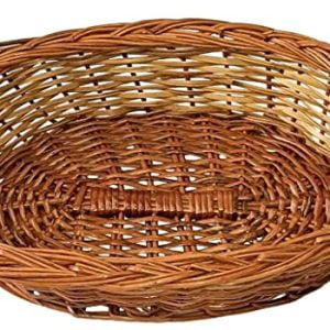 Cane Oval Deep Basket for Gift & Wedding Packaging (Pack of 2)