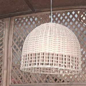 Bamboo Cane Ceiling Light Hanging Lamp Shade, Indoor Outdoor Lighting (Weaving)