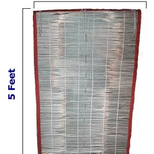 Bamboo Chick Blinds, Balcony Blinds For Sun Protection, Chick for Balcony, Windows, Outdoors, Door, Kitchen (3x5 ft)