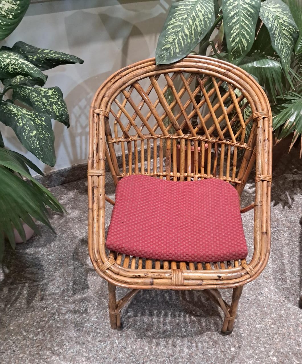 Bamboo cushion chair discount