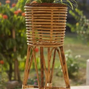 Cane Planter Stand for indoor Plants,Home,Garden,Balcony,Living Room