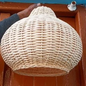 Bamboo cane Hanging lampshade, Hanging Light, Pendant Light, Indoor Outdoor Lighting for resort, hotels, cafe, restaurant, home