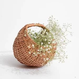 Cane Multipurpose Pooja Basket |Flower Baskets | Hamper Baskets |Basket for Gift Hamper | Wicker Basket | Rattan Basket