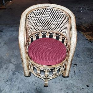 Cane Bamboo Sofa Chair,Kursi for Garden ,Living Room, Dining Room, Bedroom, Office, Outdoor,Cafe,Restaurant Balcony