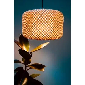 CRAFTCANE Bamboo Hanging Lamp Shades,Pendent Lamp Shade,Hanging Lights for Dining Room, Living Room,Hotel,Cafe,Home Corrido, Bar, Restaurant, Coffee house (classic)