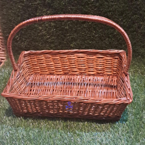 Square Rectangular Cane Bamboo Basket with handle for Festival Gift Packing,Fruit Basket,Storage Baskets, hamper packing chocolate