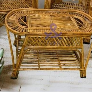 Cane Table, Coffee Table,Tea Table, Serving Table, Center Table for Living Room(Glass not Included)(RAJ)