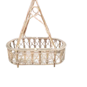 Hanging Bamboo Cane Palna - Newborn Baby Cradle | Baby Sleeping Bed | Cradle for 0 to 2 Years