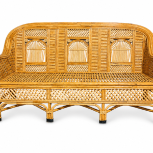 3-Seater Cane Couch with Cushions – Best for Home, Hotel & Garden Use