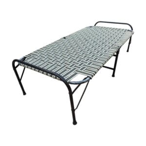 Single Folding Bed 36x72 | Heavy-Duty Iron Frame Portable Guest Cot
